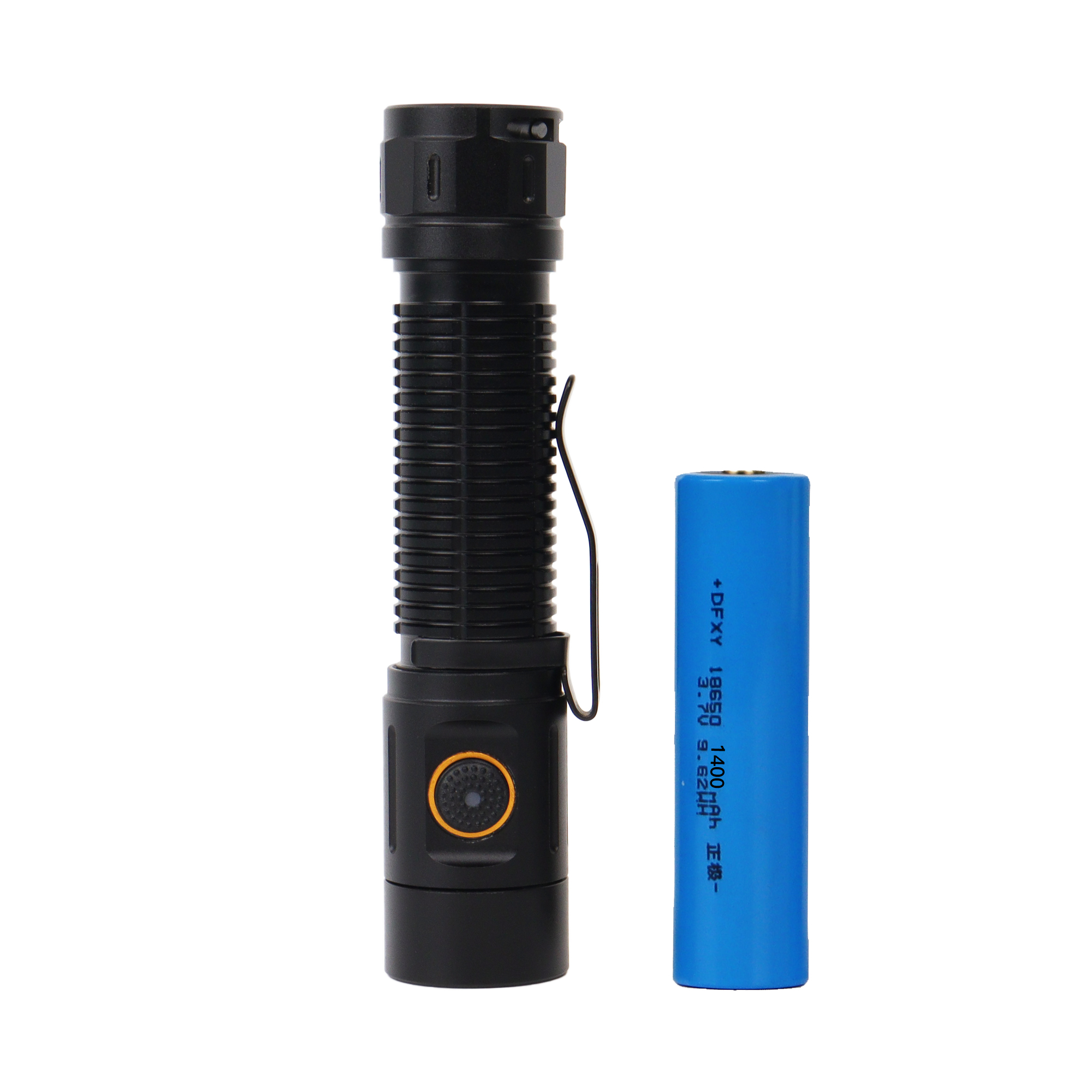 800lm 3.7V 1400mAh Li-ion Battery(18650)